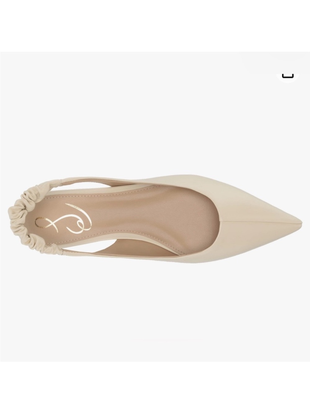 Sam Edelman Whitney Nude Pointed-Toe Slingback Flats - Picture 8 of 8